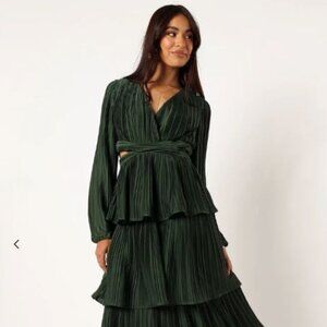 PETAL AND PUP Pippa Long Sleeve Midi Dress